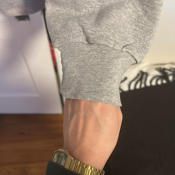 Grey Brookside Casual Crew Neck Utility Sweater Size M - Picture 6 of 10